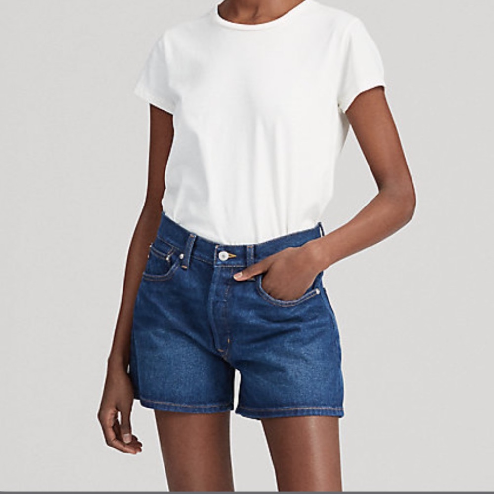 Polo Ralph Lauren 1990’s Style Sprighton Boyfriend Short Relaxed Fit Size 28 NWT